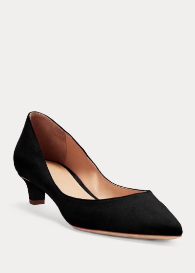 Polo Ralph Lauren Sabryna Suede Pumps Dame Danmark (UFYTV8604)